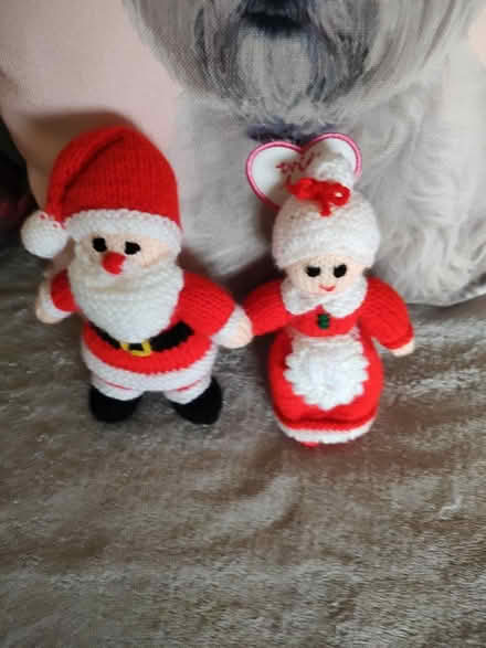 Photo of free Knitted Santa and Mrs Claus (Leighton Buzzard LU7) #1