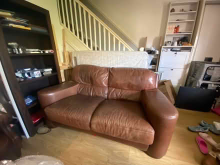 Photo of free Italian leather sofa (White Cross LA1) #1