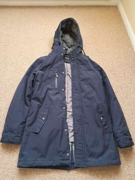 Photo of free ONLY & SONS navy mens coat - Small (Lower Earley RG6) #1
