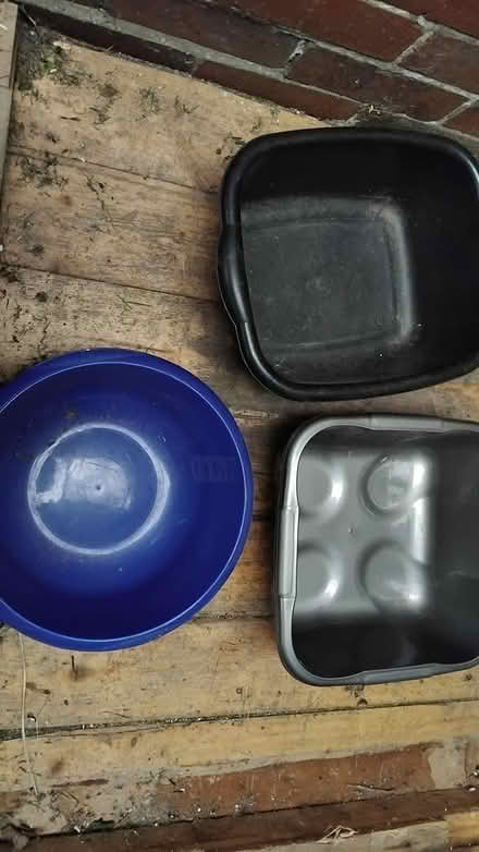 Photo of free 3 washing up bowls (Sheriff Hill Gateshead NE9) #1