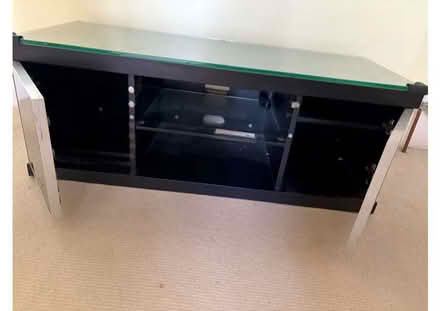 Photo of free TV Stand - very solid. One door doesn't stay closed. 1.1m. (Sharrow S7) #3