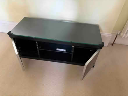 Photo of free TV Stand - very solid. One door doesn't stay closed. 1.1m. (Sharrow S7) #2