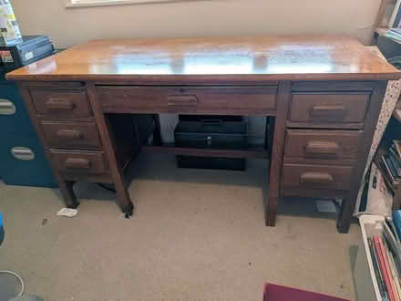 Photo of free Large wooden desk (Shirehampton, BS11) #3
