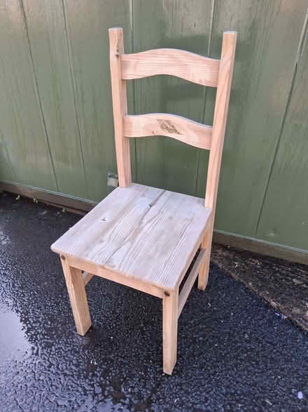 Photo of free Wooden chairs x2 (Lower Hengoed SY10) #1