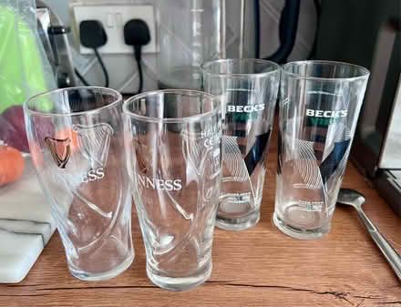 Photo of free Drinking glasses half pint x4 (Eastbourne BN21) #1