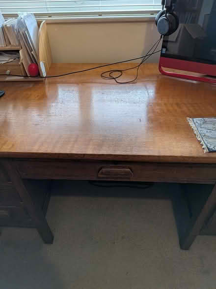 Photo of free Large wooden desk (Shirehampton, BS11) #4