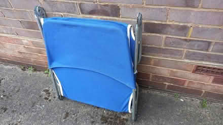 Photo of free Sun lounger blue (Central Letchworth) #1