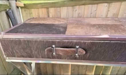 Photo of free Leather console table (Woking GU22) #4