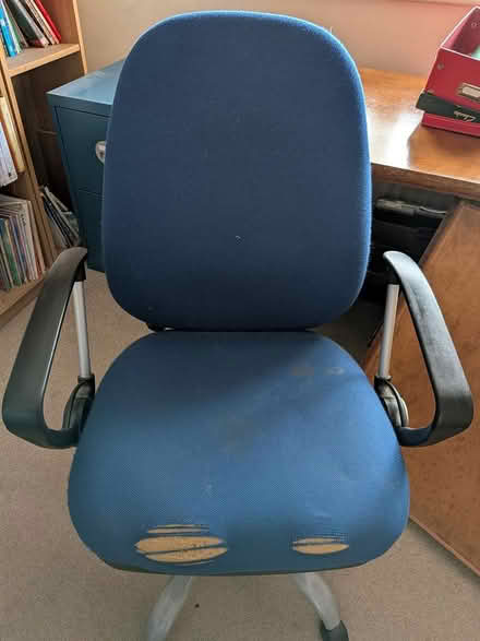 Photo of free Desk chair, needs seat repair (Shirehampton, BS11) #1