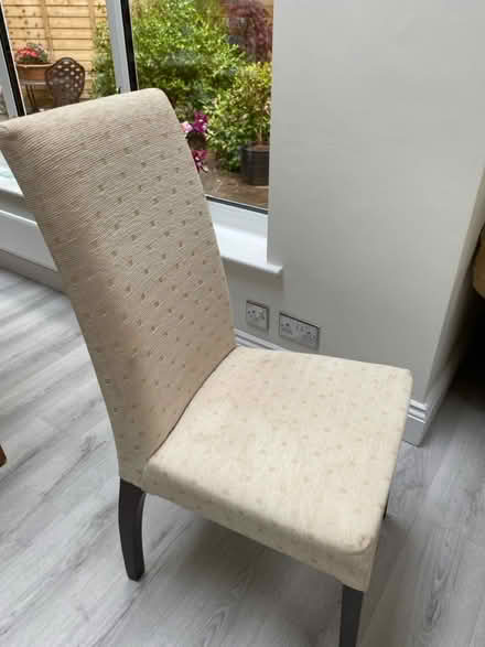 Photo of free 3 cream chairs (Crawley RH11) #1