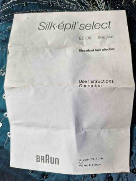 Photo of free Braun electrical hair plucker (Denton) #2