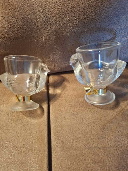 Photo of free Glass egg cups (Chicken Design) (Walderslade ME5) #1