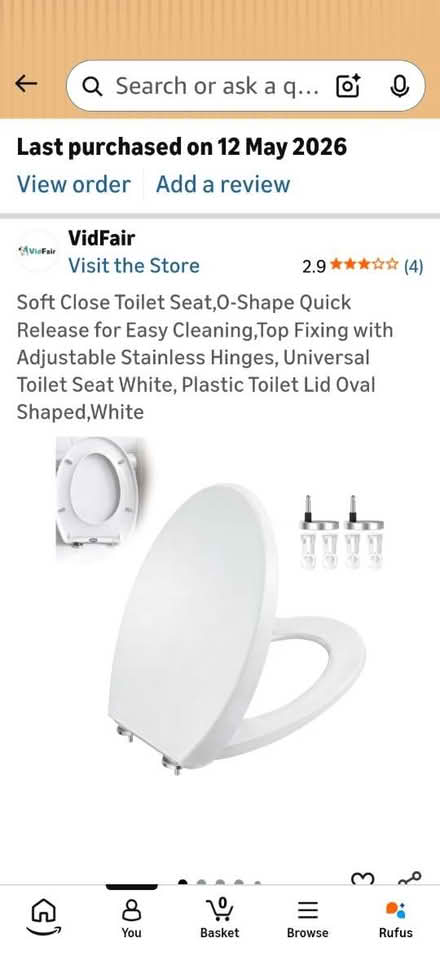 Photo of free Toilet seat (unused) (Stoneycroft) #1