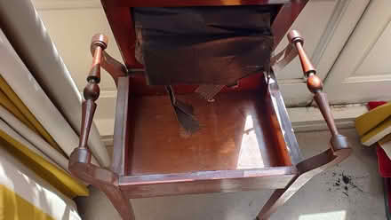 Photo of free Antique piano stool in need of reupholstering (The Nurserylands TW12) #2