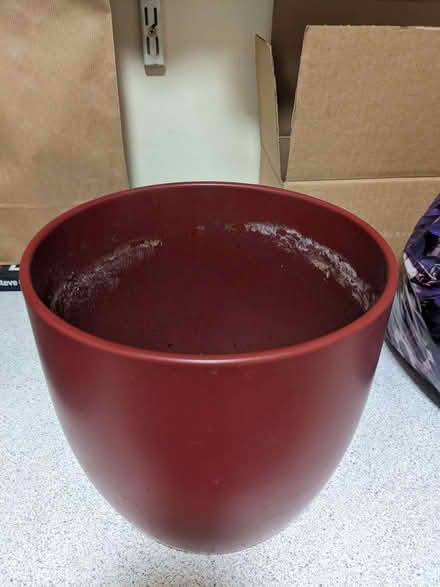 Photo of free 21cm ceramic plant pot (Harrogate HG1) #1