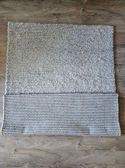 Photo of free Kukoon wool blend Scandi style rug grey 120-170cm (Stoke Newington N16) #3
