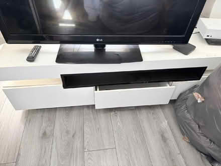 Photo of free White Tv Unit (Lime Gate OL8) #1