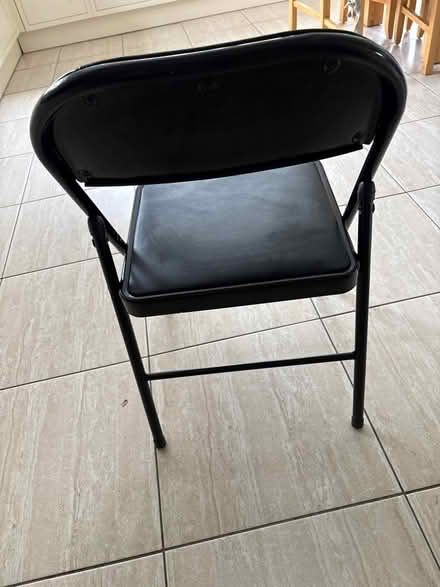 Photo of free Black folding chair (Little Chalfont HP6) #2