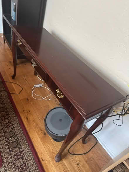 Photo of free One drawer wooden sofa table/desk (Northern liberties) #1