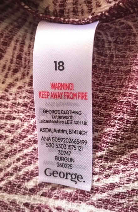 Photo of free Maroon & white strappy sun dress, size UK 18. (Great Harwood BB6) #4
