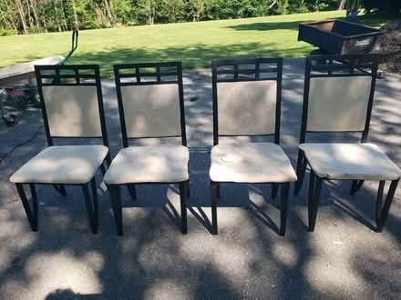 Photo of free Glass Top Table with 4 Chairs (Clarksburg) #3