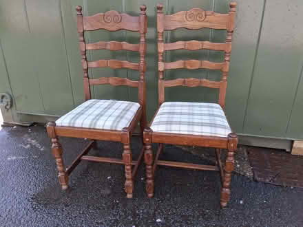 Photo of free Dining Chairs with Cushioned seat (Lower Hengoed SY10) #1