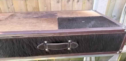 Photo of free Leather console table (Woking GU22) #3