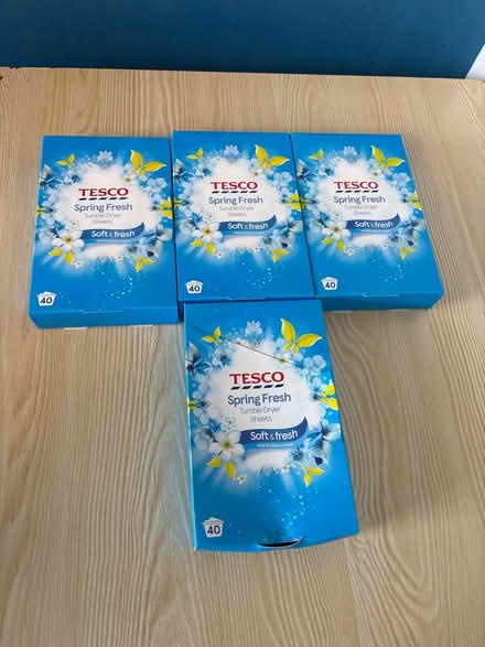Photo of free 4x boxes of tumble dryer sheets (Westhouses, Alfreton, DE55) #1