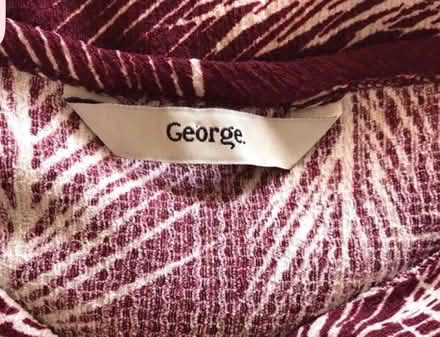 Photo of free Maroon & white strappy sun dress, size UK 18. (Great Harwood BB6) #2