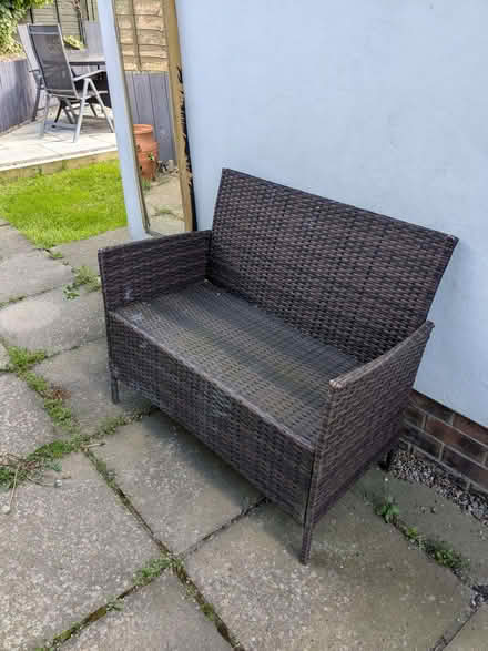 Photo of free Rattan 2-Seater Bench - Needs Frame Repair / DIY Project (Chapel Allerton LS7) #2