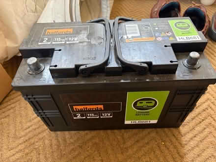 Photo of free 12 volt leisure battery (Moulton) #1