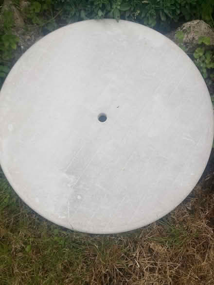 Photo of free Sturdy white garden table (Bear Flat BA2) #1