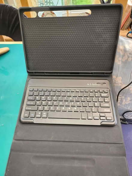 Photo of free Tablet case for samsung galaxy S9FE+ with integral keyboard. (Drylaw EH4) #1