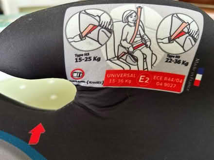 Photo of free Booster seat (Toddington) #2
