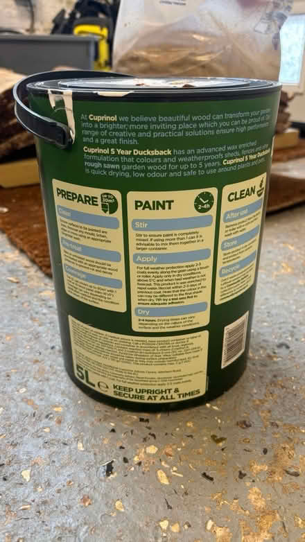Photo of free Cuprinol wood protector (Oxted) #2
