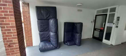 Photo of free Leather corner sofa (Southsea PO5) #1
