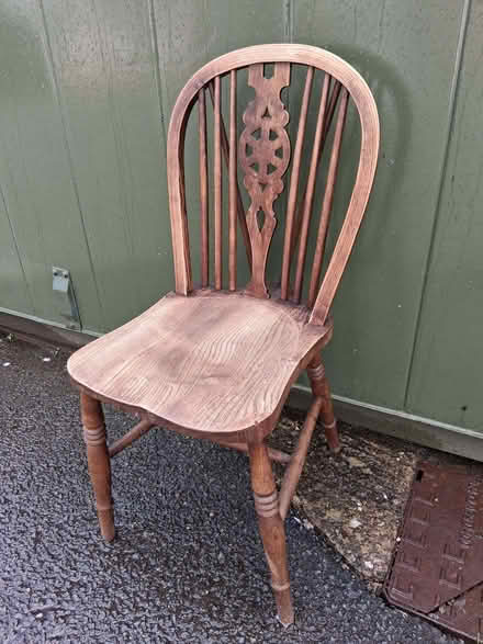 Photo of free Dining chair with circle detail (Lower Hengoed SY10) #1