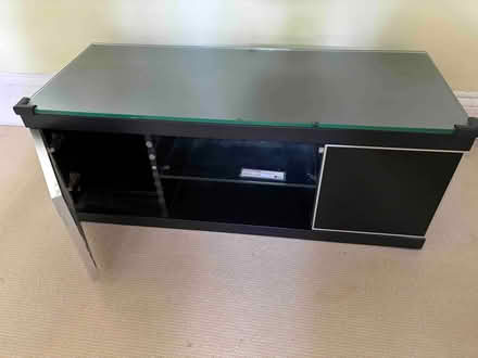 Photo of free TV Stand - very solid. One door doesn't stay closed. 1.1m. (Sharrow S7) #1