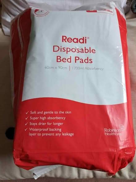 Photo of free disposable bed pads/XL puppy pads (Parnwell PE6) #1