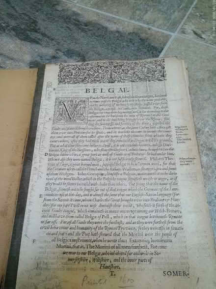 Photo of free Tudor Description of 'Somersetshire' (Woollard BS39) #2