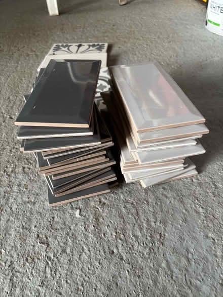 Photo of free Small amount of various grey coloured tiles (Hallatrow BS39) #2