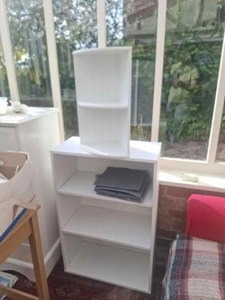 Photo of free White cubes unit/shelves (Lowdham NG14) #1