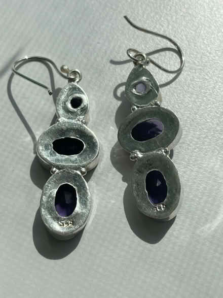 Photo of free Purple Crystal Earrings 925 Silver (Dow’s Lake) #2