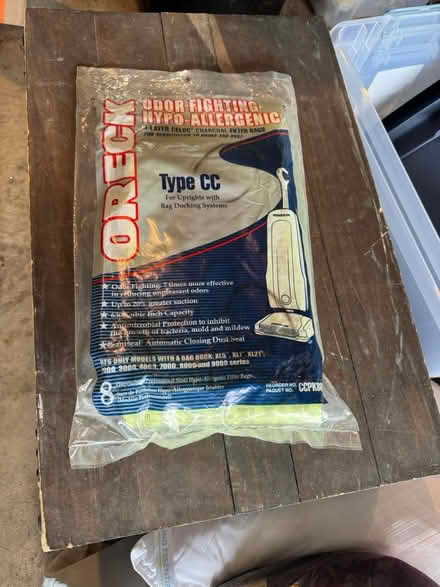 Photo of free Oreck upright vacuum and bags (Abington, near Library) #2