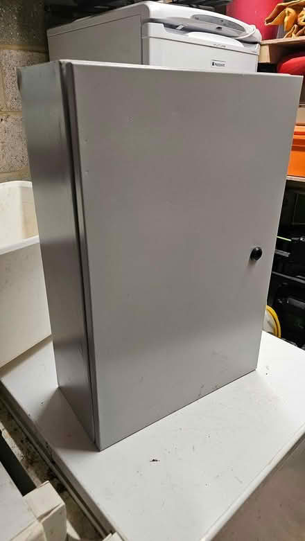 Photo of free Metal cupboard (Wigmore, Gillingham) #1