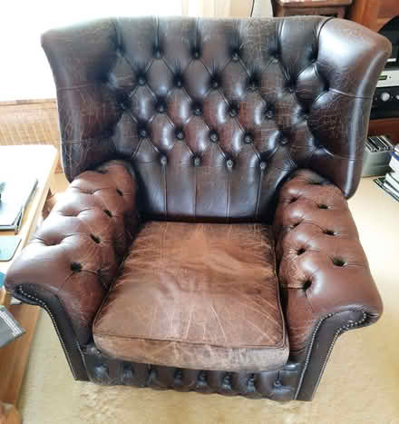 Photo of free Two Comfortable Leather Armchairs (Warsash SO31) #1