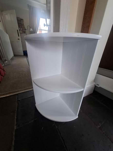 Photo of free White Corner Shelf (Lowdham NG14) #1