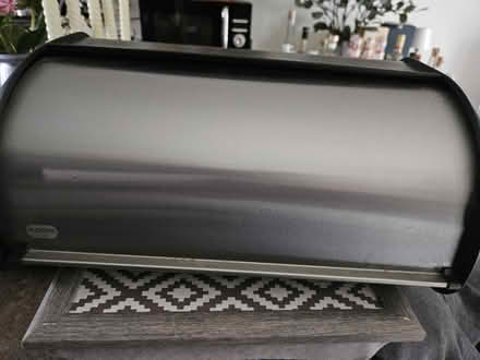Photo of free Chrome bread bin (Cranfield) #1