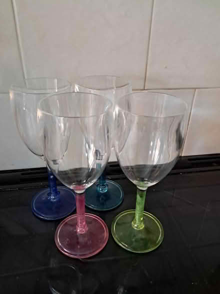 Photo of free Plastic wine glasses (Acklam TS5) #1