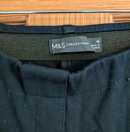 Photo of free M&S tailored trousers (Navy, UK10) (Manchester M19) #2